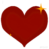 Gif animé coeur rouge sombre